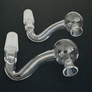 Tjock Pyrex -glasskål med 10 mm 14mm 18mm manlig kvinnlig klart oljebrännare rörled för vattenbongrörsrörar som är vattenpipa