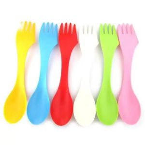 3'ü 1 Plastik Sofra Kaşık Çatal Bıçak Çatal Teriği Setleri Kamp Mekanları Spork Yemek Takımı Setleri Plastik Seyahat Gadget Sofra Takımı Aracı FY3593 1010