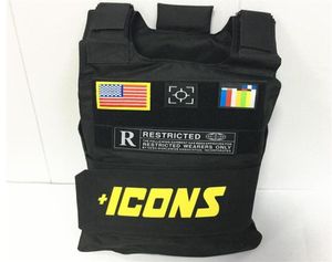 Ikons rappare Hiphop JPC Molle Plate Carrier Vest Jakt Tactical Body Armor Outdoor Paintball Airsoft Vest Molle Waistcoat Street7436115