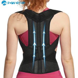 Back Support Back Brace For Women Men Posture Corrector Förbättra hållning Luftstöd Axel nedre övre rygg Smärtlindring 231010