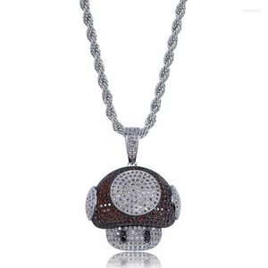Ожерелья с подвесками, модное простое классное скользящее ожерелье в виде гриба для мужчин и женщин, хип-хоп, рок, повседневное вечернее ювелирное изделие Gift235j
