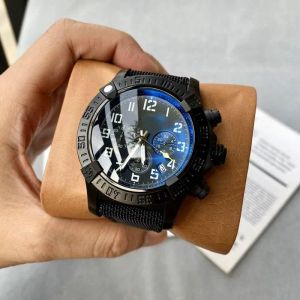 U1 Top AAA Bretiling New 1884 Mens Watch SuperQuartz Avenger Hurricane Leather Fabric Strap Stainless Steel Belt Automatic Mechanical Quartz Chronograph Watches