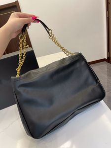 43cm grande jamie 4.3 totes designer sacos de compras veludo grande bolsa preta moda luxo correntes alça de ombro sacos de aeroporto shopper totes flap duffle bolsas de praia