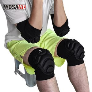 Elbow knäskydd Wosawe 4st/set motorcykel knäskydd med armbågsvakt Eva Soft MTB racing knäbågsskyddsskateboarding knästöd 231010