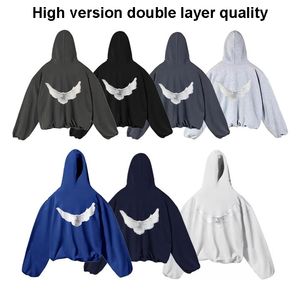 CPFM Kanyes Hoodie أشعر بشبح رغوة طباعة طاقم العرقلة من النوع الثقيل للنساء للرجال هوديز للبلوزات القمصان العرق كبيرة الحجم