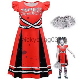 Costume a tema Costumi di carnevale per ragazze Abiti hip-hop Abbigliamento per prestazioni da cheerleader Vestito da ballo di strada Vestito per bambini Zombies Addison Cosplay x1010