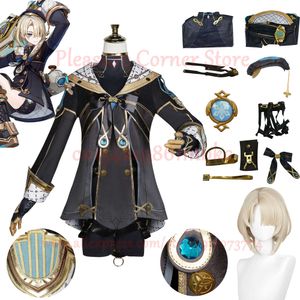 New Arrival Freminet Cosplay Costume Genshin Impact Freminet Cosplay Wig Uniform Outfits Cosplay Costume with Hat Prop Freminetcosplay