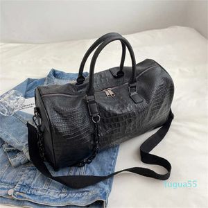 Travel Bag Women's Light Short-distance Travel Short-term Travel Bag Portable Luggage Waterproof Leather Sports Fitness