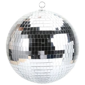 Juldekorationer 1pc Mirror Disco Ball Hanging Disco Ball Reflective Disco Ball KTV Christmas Hanging Decoration Glass Foam Ball 25cm 231010