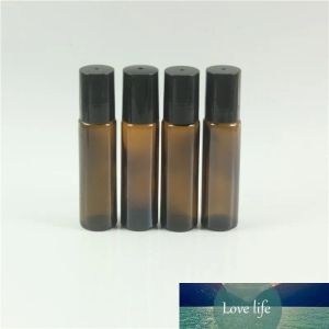 10ml(1/3oz) Amber,Clear and Blue Thick Glass Roll on Essential Oil Empty Parfum Bottles Roller Ball with Stainless Steel Roller Ball Simple