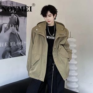 Outdoor Jackets Hoodies NOYMEI Camping Outdoors American Style Interchange Jacket Hooded Solid Color Fashion Men Sports Coat Autumn WA2598 231009