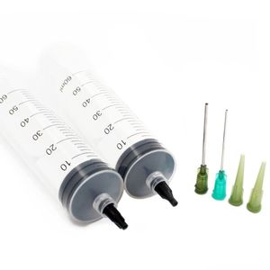 Lab Supplies Wholesale 50Ml 60Ml Plastic Luer Lock Syringe With Blunt Needles And Caps Industry Syringes Injection Pack Of 2 Piece D Dhaqb