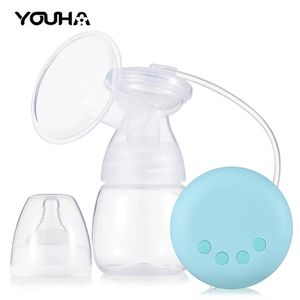 Breastpumps Youha YY-5010 Electric Breast Pump för ammande Hands Free Breast Pumps Comfort Silent Milk Puller med 180 ml Milk Bottle 231010