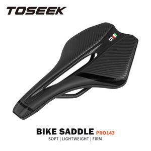 Bike Saddles TOSEEK Racing Bicycle Saddle Training Grade Man Road Tt TimeTrial Triathlon Bike lightweight Cushion Seat 231009