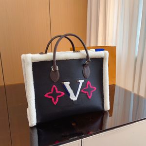 designer bag tote bag wallet purse shoulder bags shopping bags winter new high capacity plush luxury brand women
