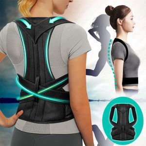 Back Support Belt Relief Posture Pain Support Reshape Upper Lower Corrector Adjustable Back Clavicle Body Shoulder And Your Spine Back 231010