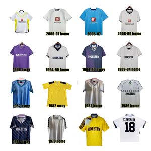 Tottenham Retro Soccer Jerseys 2006 07 08 09 1983 84 1986 Spurs Klinsmann Gascoigne Anderton Sheringham 1991 92 93 94 95 98 1999 Lineker Ginola Ferdinand Vintage Shirt