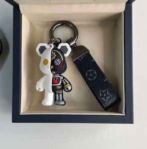 Schlüsselanhänger, einfarbig, mit Monogramm, Schlüsselanhänger, Bären-Design, vielseitig, Mode, Freizeit, Herren, Damen, Taschen