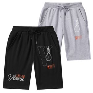 2024 Herrmode Vlone Pants Basketball Sports Shorts Designer Brand Fitness Sports Shorts Summer Breatable Pure Cotton Beach Pants mångsidig för kvinnor