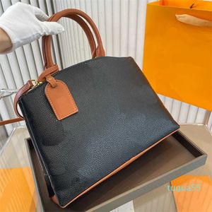 Handväskor designer väskor läder kvinnor tote väska läder bär påse shopper crossbody