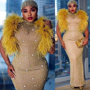 2023 OCT ASO EBI EBI BAIMA ÁRABO DO GOLD PROM DRESS CRISTAIS DE PENATA ETANTE ETABALE