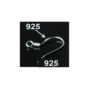 Tıkık kancaları 925 Sterling Sier Küpe Bulguları Balıkwire Hooks Mücevher Diy Kulak Teli Kanca Fit Küpe Bk Lot Mücevher Yahudi Dhunq yapmak için