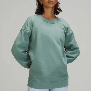 Sweter jogi luźne bluzy gimnastyczne ubrania na gimnastyczne ubrania Kobiety w garniturze duży sport okrągły szyję długi rękaw swobodny sposób fitness Pinkwing-8CXG10105