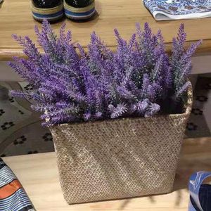 Fiori decorativi Lavanda in plastica Decorazione per la casa Fiore Provenza Simulazione Pografia Puntelli Soggiorno