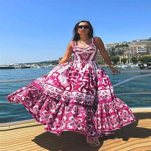 Podstawowe sukienki swobodne sukienki świąteczne kobiety fsahion wysoki talia puff hem Maxi vestidos moda bankiet PROM Formalne sukienki Lady324k