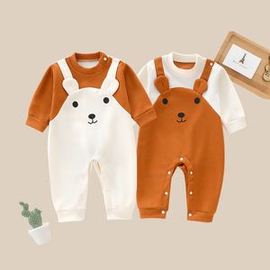 Kleidungssets Herbst- und Winter-Jumpsuit für Babys aus hochwertiger Baumwolle, Strampler für Babys, 0–3 Monate, 3–6 Monate, 6–12 Monate, 231010