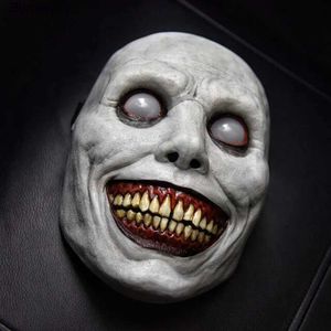 Acessórios de fantasia py Máscaras de Halloween Horror Demônios Sorridentes Festa de Natal Masquerade Come Horror Prank Joke Evil Face Party Cosplay PropsL231010