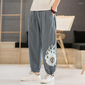Men's Pants 5XL China Harajuku Casual Printed Sweatpants Harem Cotton Plus Size Kimono Yukata Streetwear