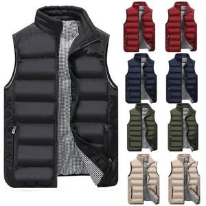 Men's Vests Fashion Men Vest Winter Body Warmer Sleeveless Waistcoat Shooting Fishing Jacket Tank Top Streetwear250k