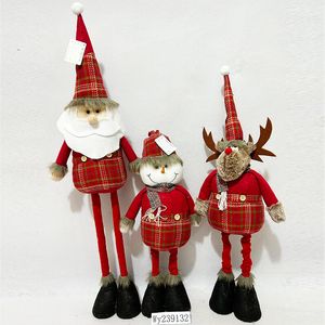 Christmas dolls, decorations, snowmen, Santa Claus, elk puppets, indoor party holiday decoration gifts, full of holiday atmosphere, spend a wonderful moment