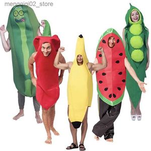 Thema Kostüm 2018 Cosplay Lustige Gemüse und Obst Halloween Kommen Für Erwachsene Spiel Fantasia Kleidung Party Dekoration Neuheit Weihnachten Karneval Q240307