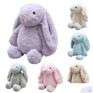 Easter Rabbit Bunny Ear Plush Toy Soft Stuffed Animal Doll Toys 30Cm 40Cm Cartoon Dolls