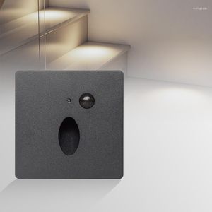 Wall Lamp LF86-4 Magnetic Induction LED Floor Embedded In Hallway Corner Staircase Step 86 Type For Household Use
