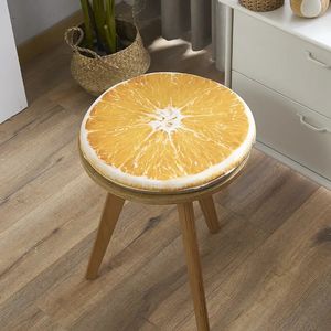 CushionDecorative Pillow Round Memory Foam Cushion Printed Floor Futon Seat Mat Butt Tatami 40x40cm 231009