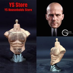 Military Figures 2 Styles VIVID VT001 GC023 1/6 Scale European Male Soldier Tough Guy Bald Movie Star Head Sculpt Model for 12" Figure Body 231009