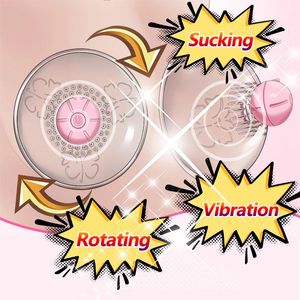 Vibrators Sex Tools Shop Rotating Breast Stimulation Pump Bra Massager Nipple Sucker Cup Famale Masturbador Vibrator Sexy Toys For Women 231010