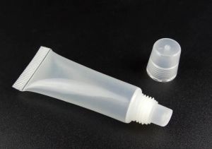 Novo 5ml 10ml de plástico transparente vazio recarregável tubos macios bálsamo batom gloss garrafa recipientes cosméticos caixa de maquiagem frete grátis