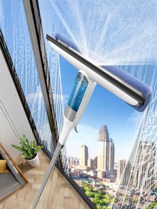 Inne organizacja sprzątania okienne szklane spray mop wielofunkcyjny płytka do mycia ściennych z silikonowym skrobakiem prysznic prysznicowa 231009