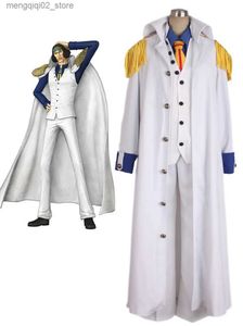 Kostium motywu One Piece Aokiji Kuzan Navy Admiral Munduform Cosplay Come Q240307