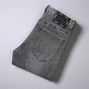 Autunno Designer Jeans da uomo Design di lusso Moda Casual Elastico Slim-fit Pantaloni di alta qualità Famoso marchio Cerniera Slim Skinny Pan324g