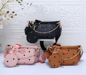 Pink Sugao Designer Handbags Women Counter Counter Bags High Jawne Letter Leather Bag Bage Women Large Handbags 3pcs/Set England Style