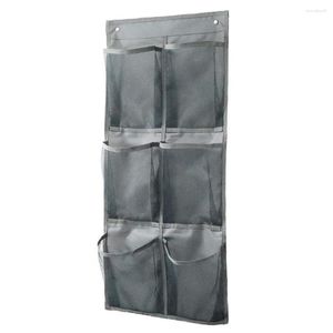 Caixas de armazenamento organizador de sapato saco de economia de espaço grande malha bolsos armário conveniente porta pendurado rack quarto fornecimento