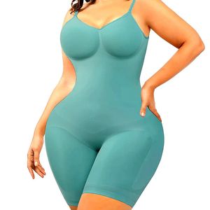 Talia brzucha shaper Fajas Colombianas Sculpting Skims Bodysuit Shapewear płynny trener ciała Kobiety Kontrola tyłka Lifter Corset 231010