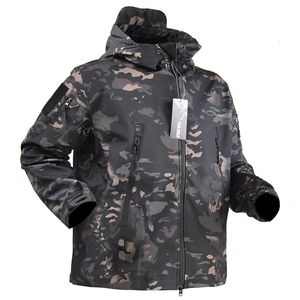 Herrjackor Airsoft Camping Tactical Jackets Vandring Arméjacka Jakter Tracksuits Militärjacka Vattentät vindbrytare Män kläder 231010