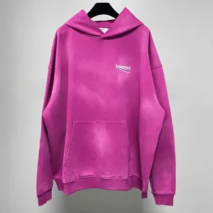 Erkekler Artı Boyutu Hoodies Sweatshirt Sonbahar / Kış 20222222223 Örgü Hine E Özel Jnlarged Detay Crew Boyun Pamuk 86759