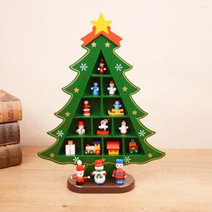 Рождественские украшения, деревянное украшение для елки, детские подарки «сделай сам», на Рождество, год, настольное украшение, украшение для дома, витрины, магазина, товары для декора